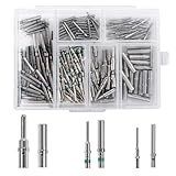 200PCS Solid Pin Connector Kit for Deutsch Connectors - Closed Barrel Contacts Kit Size 12 16 20 Male and Female Terminals for DTP, DT, DTM Series Connectors, 22-12AWG