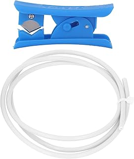 Bowden Coupler, High Temperature Resistance Incisive Knife Bowden Tube, PTFE Tube 3 Meter Heat Resistant Bowden Tube Coupler, for 1.75mm Filament(White)