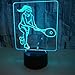 Produktbild Neue Tennis 3d Licht Touch LED Stereo 3D Wohnzimmer Nachttisch Lampe Corporate Geschenk Tischlampe