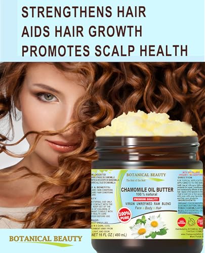 Botanical Beauty Chamomile Oil Butter 100% Pure Natural Virgin Unrefined Raw 4 Fl. Oz.- 120 Ml For Face, Skin, Body thumb #2