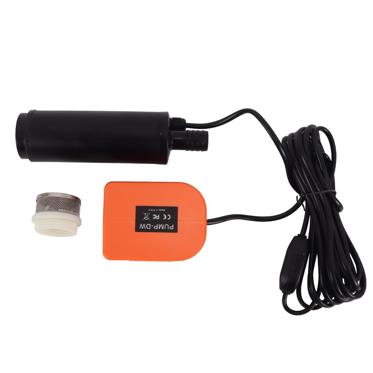 Pompa di trasferimento dell'acqua autoadescante arancione, pompa dell'acqua senza fili da 635 GPH per piscina, laghetto, cantina, giardino, aree allagate (batteria non inclusa)