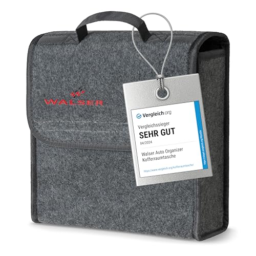 Walser Kofferraumtasche Toolbag Größe S, Nadelfilz Kofferraum-Organizer,...