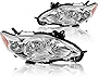 SOCKIR Headlight Assembly Compatible with 2011 - 2013 Toyota Corolla Replacement Headlamp Passenger and Driver Side (Chrome)