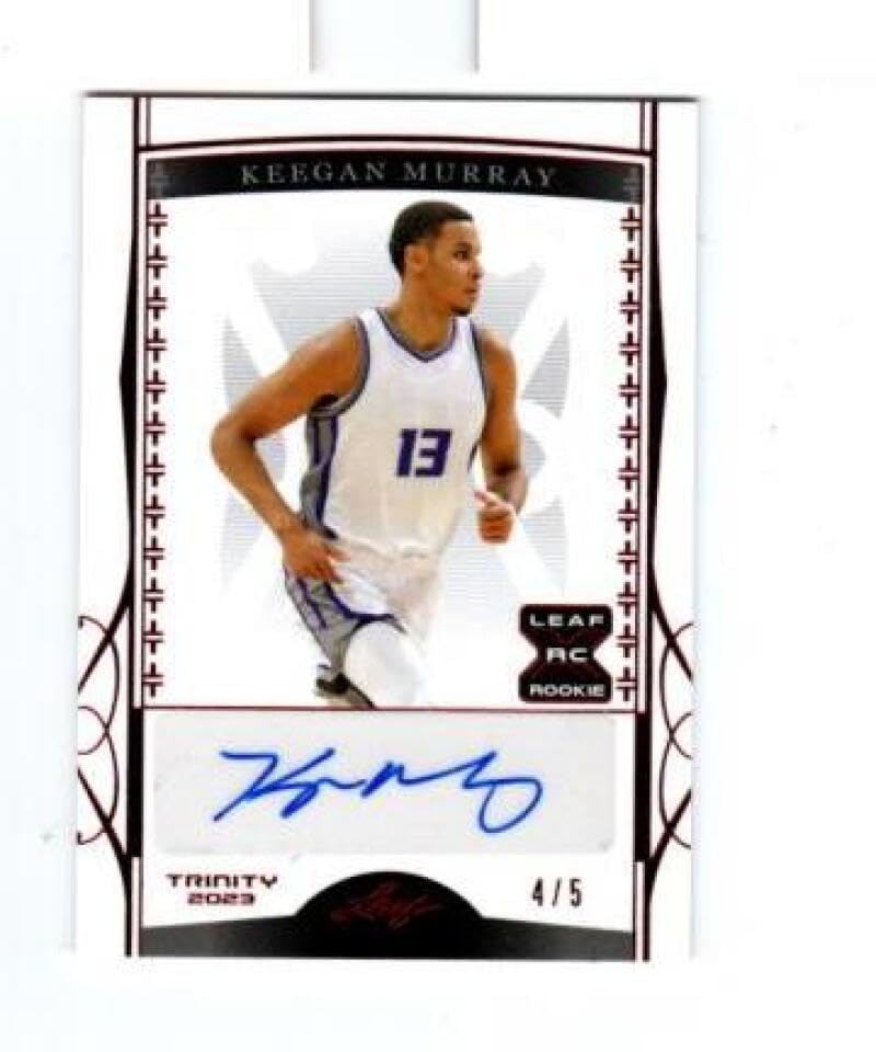 Amazon.com: 2022-23 Leaf Trinity Autograph #BA-KM1 Keegan Murray 