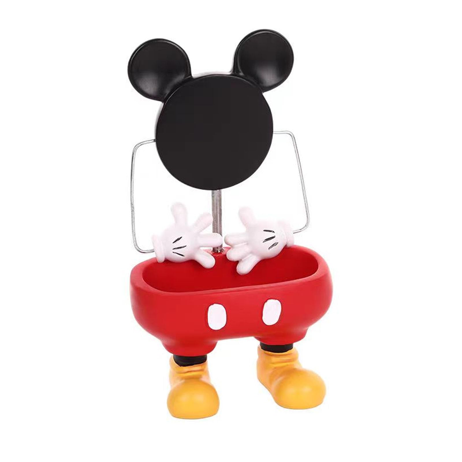 Photo 1 of [DAMAGED] UJROQI Cute Mouse Pen Holder for Desk, Resin Remote Control Holder,Cartoon Mouse Vase Makeup Brush Holder, Charming home office ornament,Unique Gift for Family and Friends. (Remote control bracket)