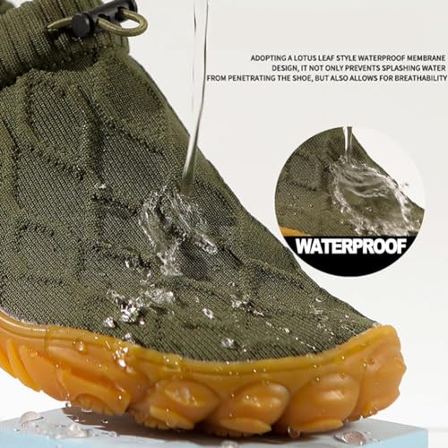 Vallova's Bearprodo Supercomfort Sweatwick Slip-On Shoes, Unisex Knitted Hiking Slip-On Shoes4