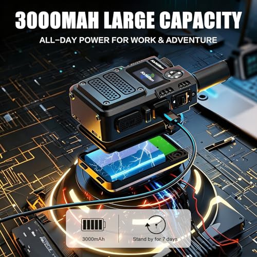 Image of (Heavy Duty) Lifetime Free Unlimited Range Long Range Walkie Talkies for Adults Rapid 4G LTE PoC Two Way Radios Long Distance with Nationwide Range for Team Management,Truck Fleet(30-Pack)