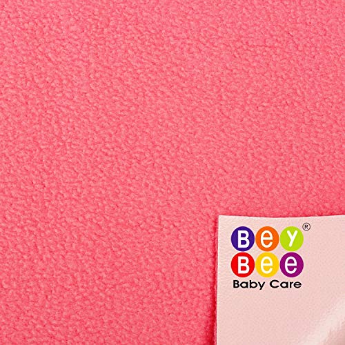 Image of Beybee Waterproof Bed Protector Dry Sheet Gifts Pack, Salmon Rose /Pink /Peach (Pack of 3, Medium -2, Large - 1)