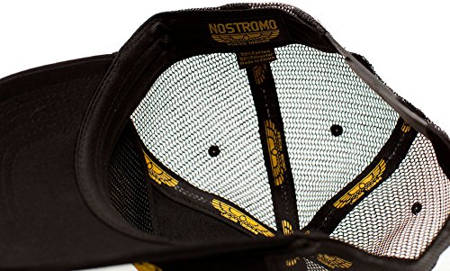 NOSTROMO WEYLAND YUTANI COMPANY Unisex Cloth & Braid Cap Hat Black