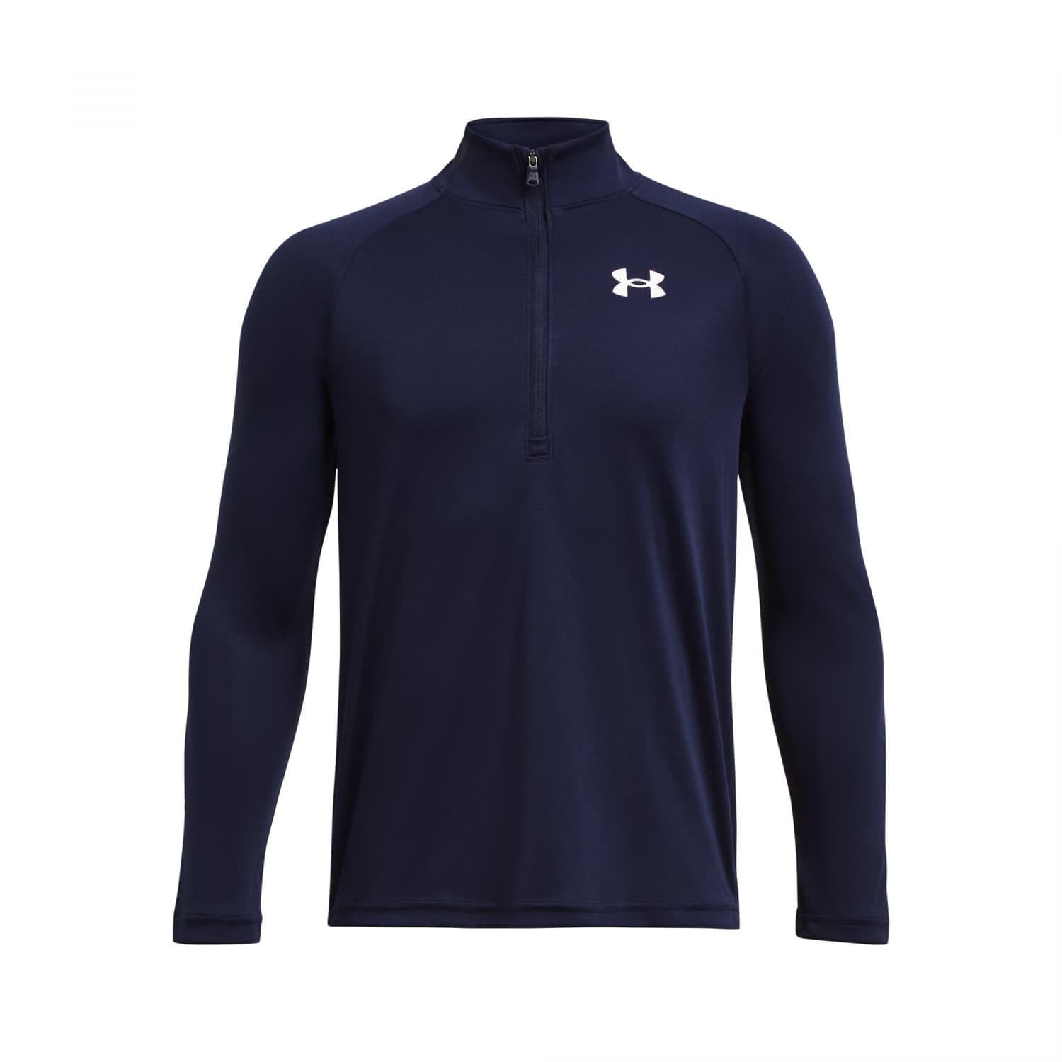 Under Armour (411) Midnight Navy / / White Underarmourtech2.0halfzipsweatshirt10-12Yearsblue