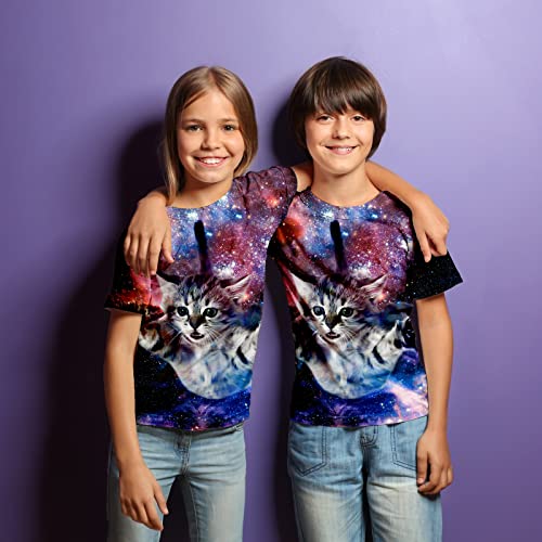 Image of Kids Tie Dye Shirt 6-18 Years Children Hippies Senior Tie-Dye Tee Tshirt for Boys' Girls'