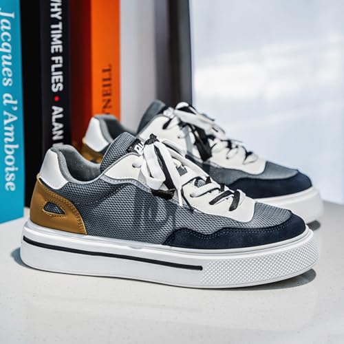 Mens Breathable Fashion Sneakers Trendy and Minimalist Summer Skateboard Shoes Suitable for Daily Leisure and Outdoor Walks2