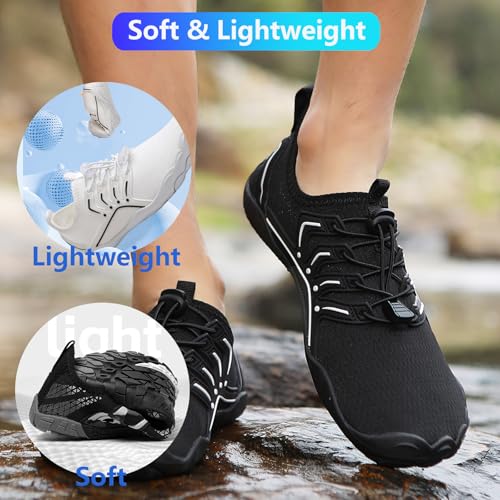Image of Hike Barefoot Shoes Women Men Pro Water Footwear Wide Toe Box Non-Slip Unisex Athletic Outdoor Running Shoes