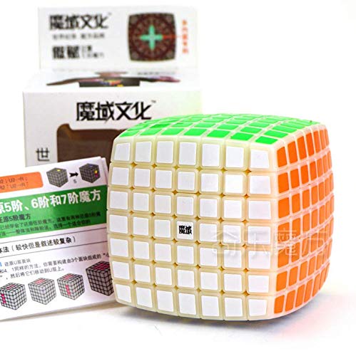 MoYu 7x7x7 Magic Cube Puzzle Cube Educational Cube Toy for Speed Competition Color Primary