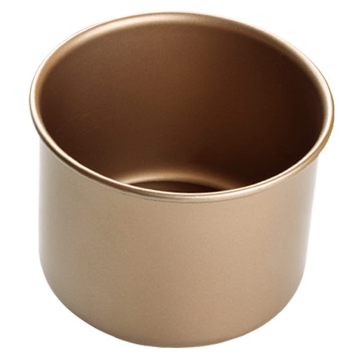 BRIGHTFUFU Stainless Steel Round Cake Mold High Baking Pan for Mousse Cheesecake Muffins and Cookies and Easy to Baking Tool