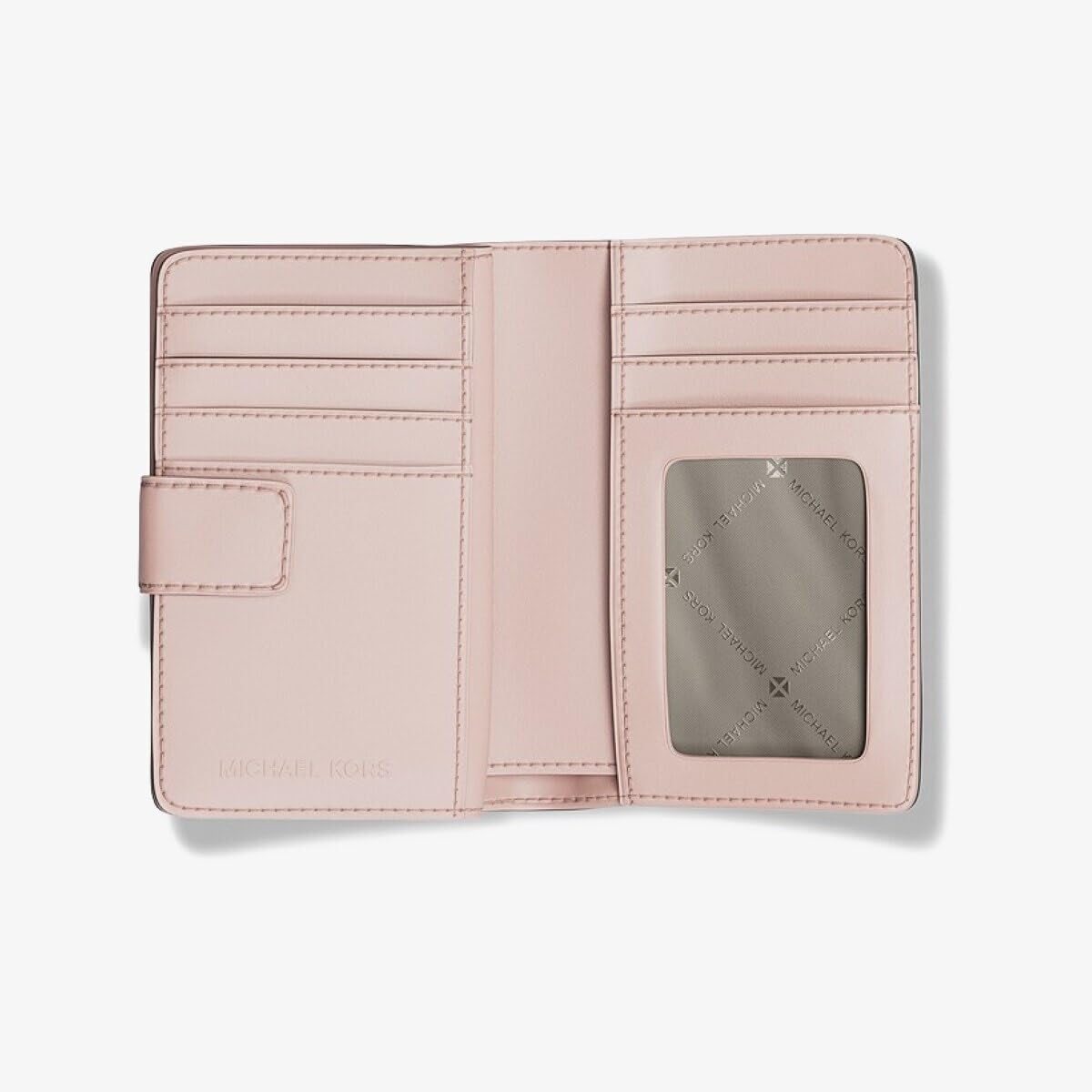 Michael Kors Portafoglio da donna Jet Set Bi-Fold Portafoglio, Fard in polvere, Casual