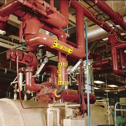 Bande de flèche jaune haute performance vinyle Brady 91424