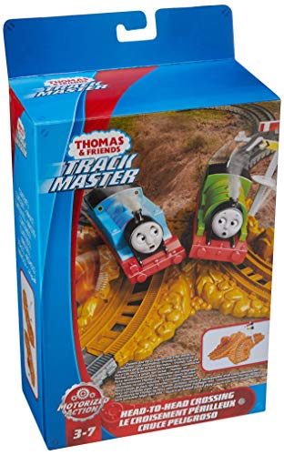 Fisher Price Thomas and Friends Trackmaster Motorised Railway Head To Head Crossing Track Pack DVF78 - Image 4