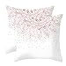 Goosuny 2PC Kissenhülle 45X45 cm Geometrisch Kissenbezug Couchkissen Case Sofakissen Blumenkissen Kissenbezüge Wohnkultur Für Nachspeisen Shop Bar Kaffeestube Dekoration