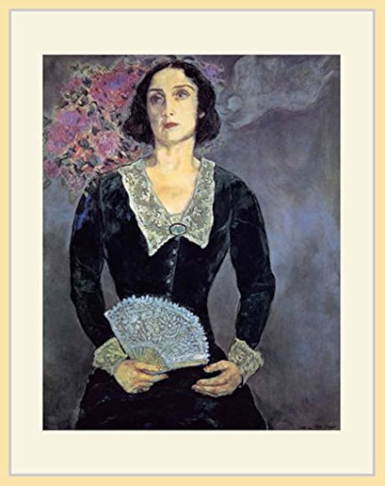 シャガール、緑衣のベラ、希少画集画、新品高級額付 Amazon.co.jp: シャガール・「緑衣のベラ」 プリキャンバス複製