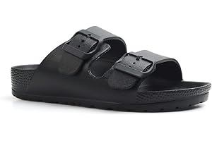 Arcus Eva Sandals Women Comfort Slides Double Buckle Adjustable Flat Sandals