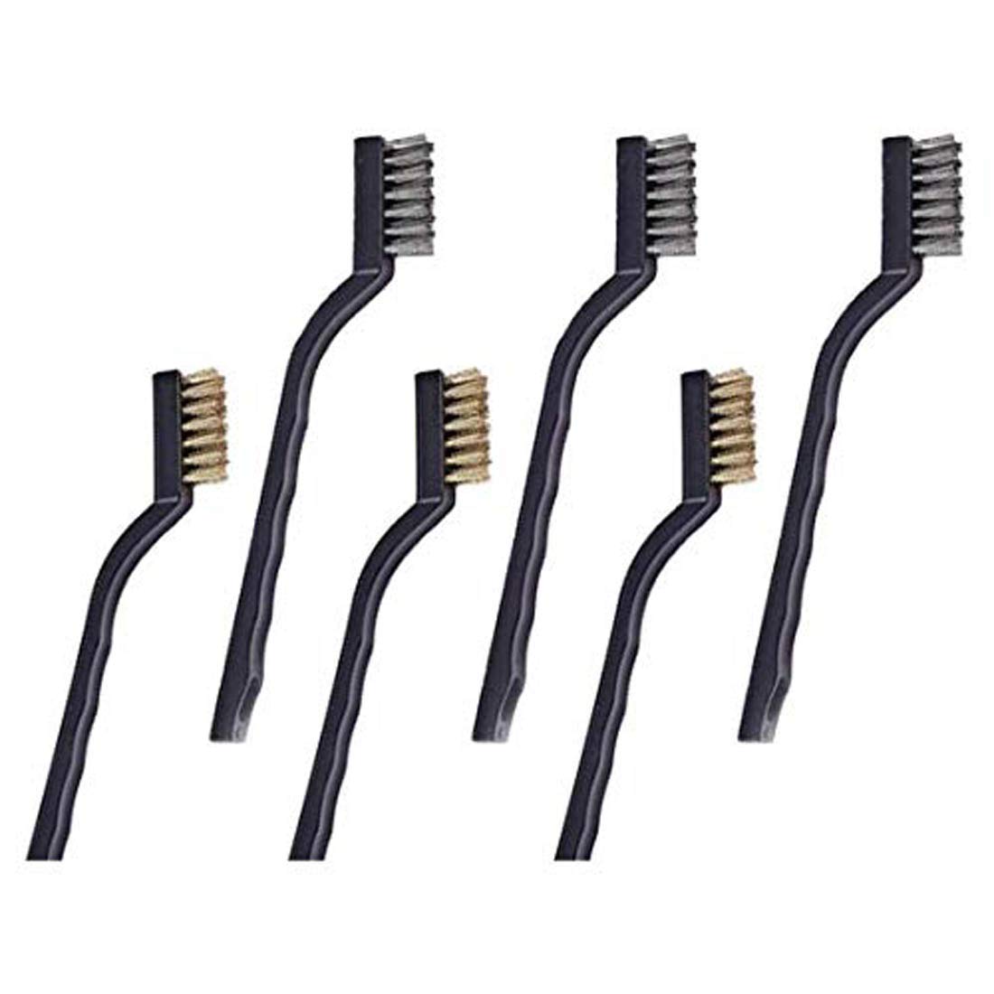 DIY Crafts Pack Of 6 Pcs Set, Design No #1, Mini Wire Brush Set Steel Brass Nylon Cleaning Polishing (Pack Of 6 Pcs Set, Design No #1) (B07NJQ5NVR) Amazon Price History, Amazon Price Tracker