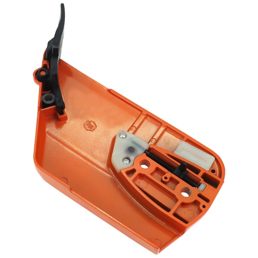 Cubierta de Embrague Lateral Freno Cadena, Compatible con Motosierra Husqvarna 365 372 372XP 371 362 385 390 570 575 Piezas de Motocicletas