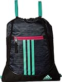 adidas Alliance Ii Sackpack, Green/Bahia Magenta, One Size