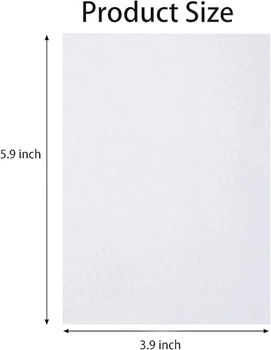 Miniatura 2 de 100 piezas de papel de liberación de diamante y pintura, 5.9 x 3.9 in de doble cara, papel de repuesto de cubierta antiadherente, accesorios y