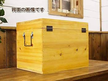 美術品打掛金具（木箱付き） 国産ひのき 蓋つきマルチボックス 1個 吉野檜 収納 ボックス