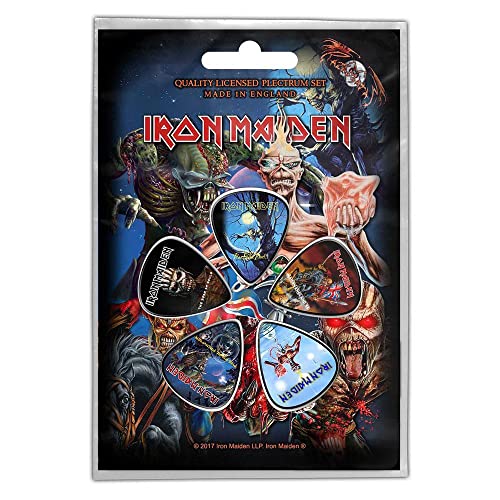 IRON MAIDEN LATER ALBUMS Plectrum-Pack Gitarrenpick 5 Stück