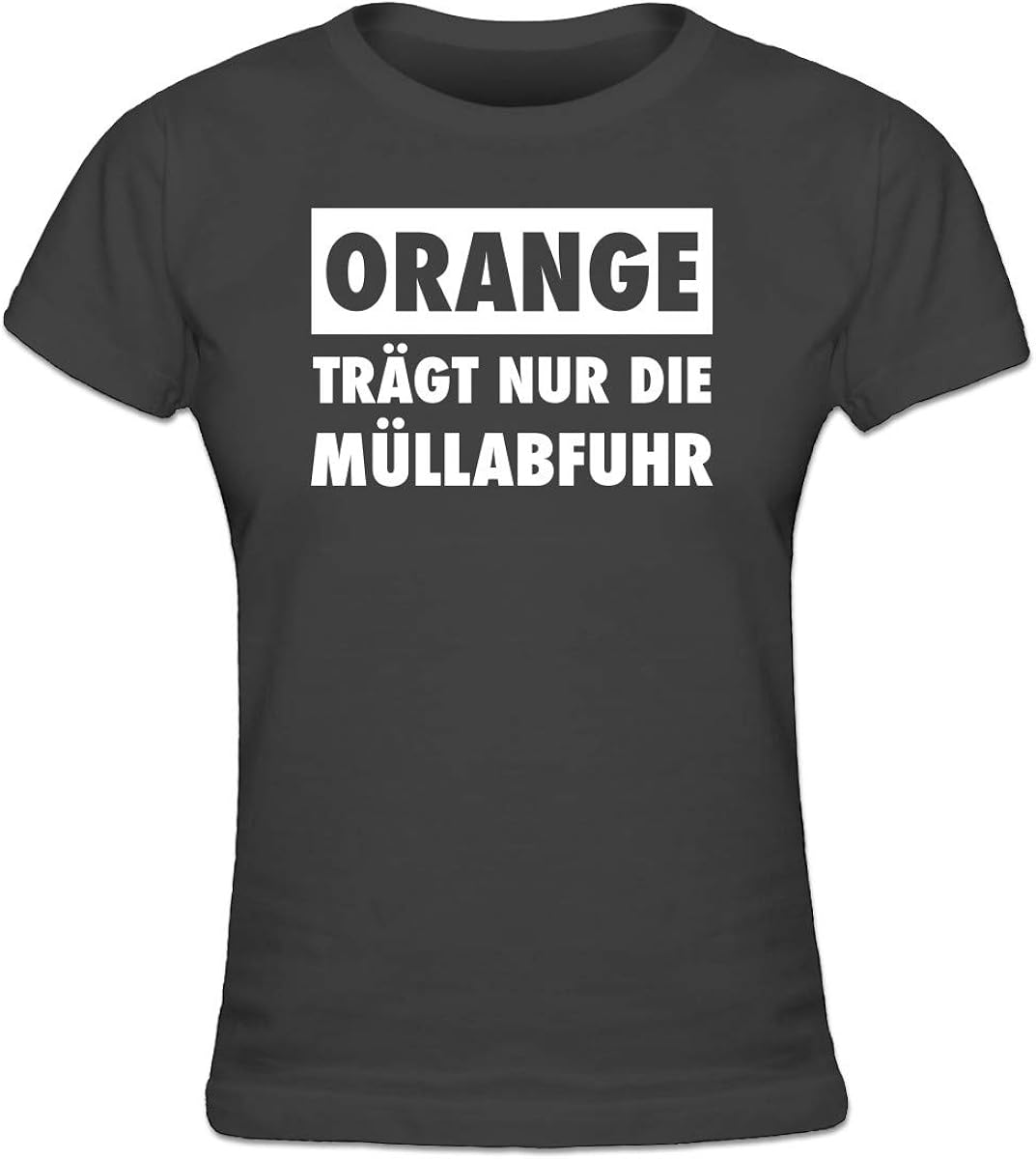 Orange Trägt Nur Die Müllabfuhr Original