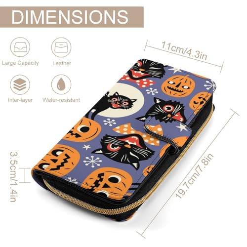 Nugier Women Soft PU Leather Wallet, Zipper Card Case Clutch Credit Bills Money Crash Coin 7.8x4.3x1.4 in Holder Purse Print Camouflage for Hunting2