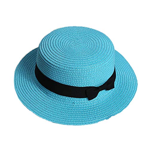 Boater Hats Flat Top Straw Hat Summer Hats Panama Hats Unisex