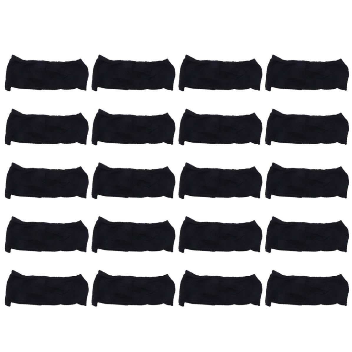 Braguitas de Algodón Desechables para Mujer, 20 Piezas Negras, Ropa Interior Ligera y Cómoda para Cuidado Postparto y Sauna