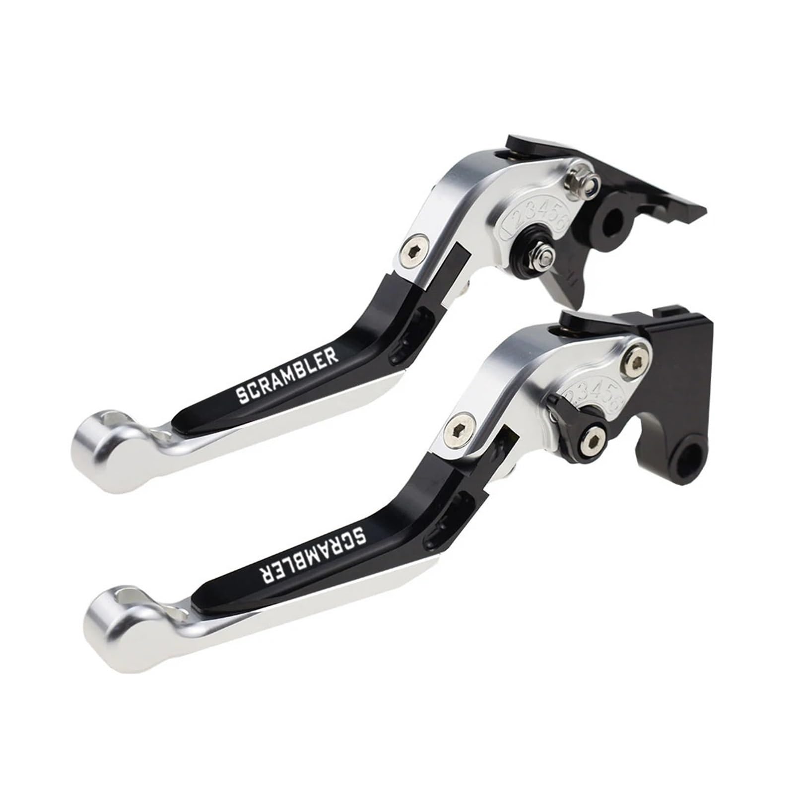 Yxbswbjd 26 Aluminum Alloy Folding Brake Lever For Scrambler800/400 Motorcycle Folding Extendable Clutch Brake Levers(26)