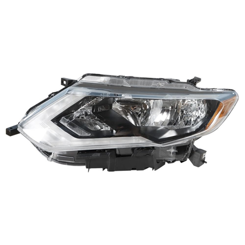 Momtlck Projector Headlight Headlamp Driver Left Side for Nissan for Rogue S/SL/SV 17-19 125-10556