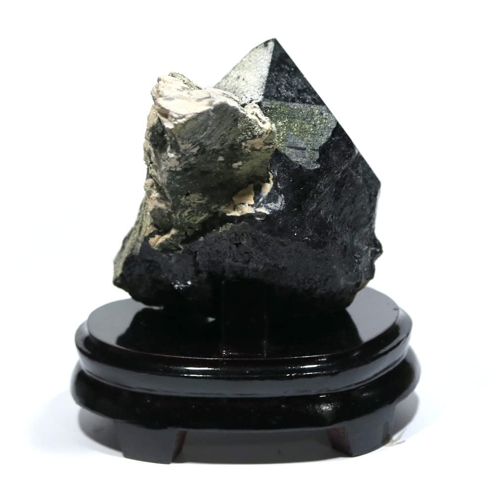 一点物　超希少　チベット産　天然モリオン原石 ミニクラスター 結晶 漆黒 インテリア オブジェ コレクション 風水