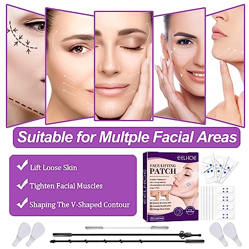 200 PCS Cerotti Lifting Viso Tiranti,Face Tape