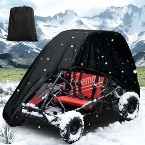 Chikia Go Kart Cover, 2 Seater Waterproof Replacement for Coleman