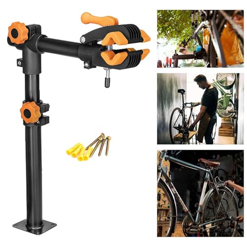 Yiju Bicycle Repair Stand Bike Parking Rack Tabletop Mount Adjustable Clamp Professional Workbench for Folding Bike Maintenance