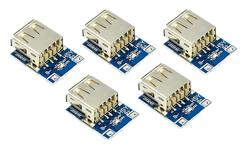 (5 Pcs) 5V Step-Up Power Module Lithium Battery Charging Board for Power Bank Module-image-49