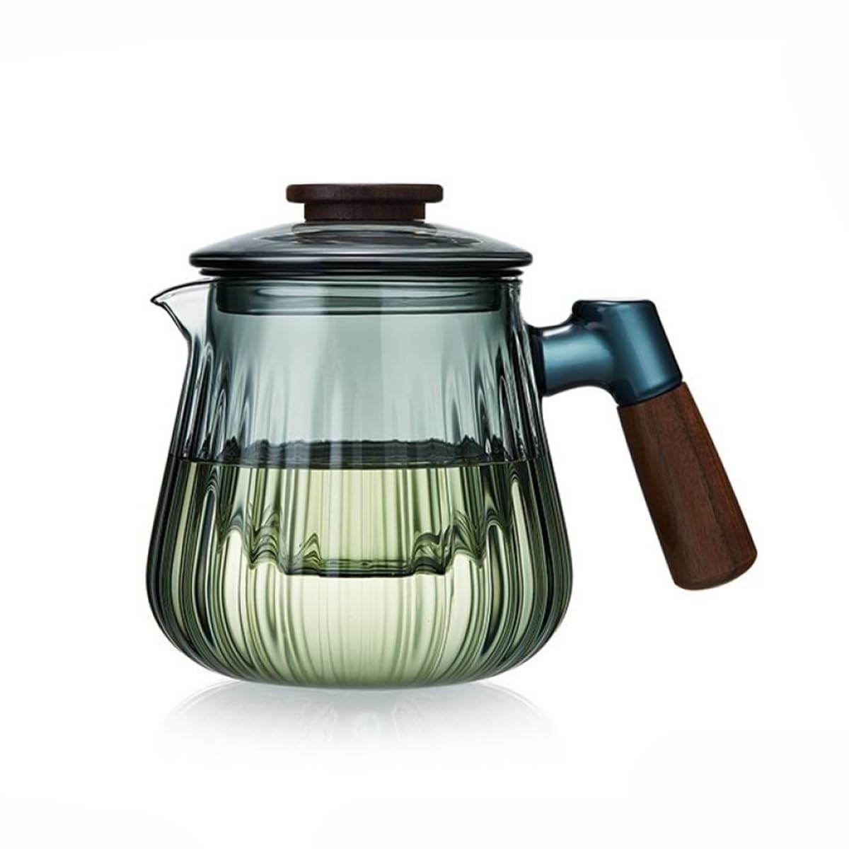 Théière en verre borosilicate anti-choc thermique, fini les résidus de feuilles dans votre tasse