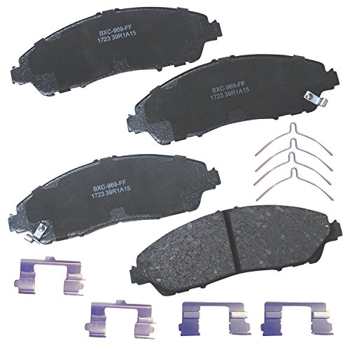 Image of Bendix Premium SBC1723 Ceramic Front Brake Pads for Acura MDX 2020-2014, Honda Pilot 2022-2016, Ridgeline 2023-2017