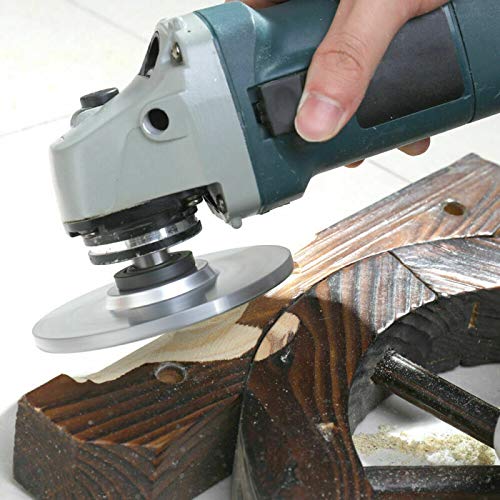 Rueda de Pulido, Muela Abrasiva de Carburo de Madera Herramienta de Tallado de Lijado Disco Abrasivo para Amoladora Angular/a/100Mm Flat