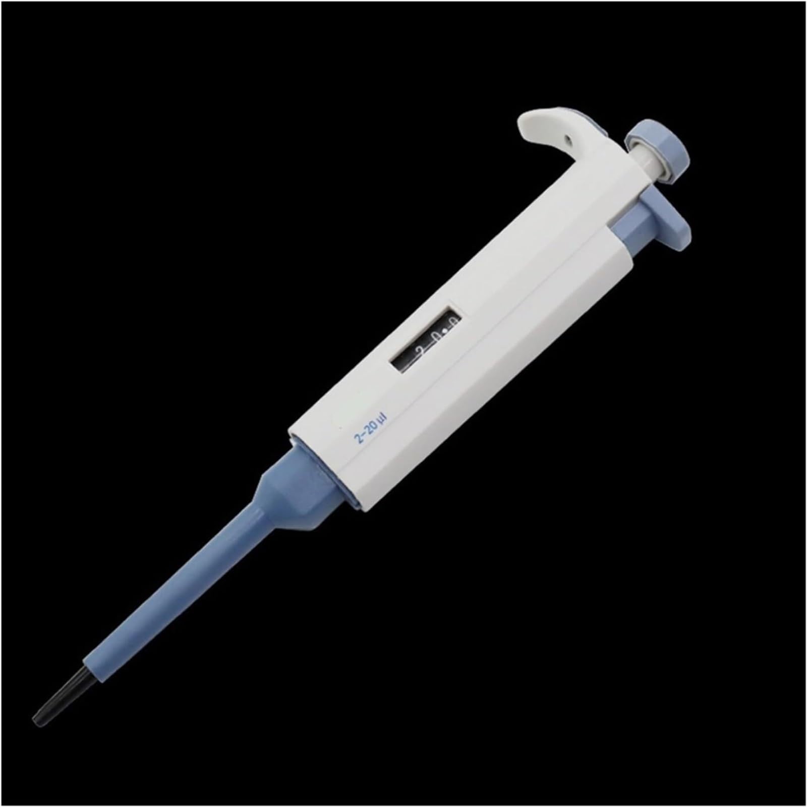 Pipeta Micropipeta De Laboratorio, Pipeta Automática Plástico, Equipo Química Digital Ajustable Con Puntas para laboratorio(5-50ul)