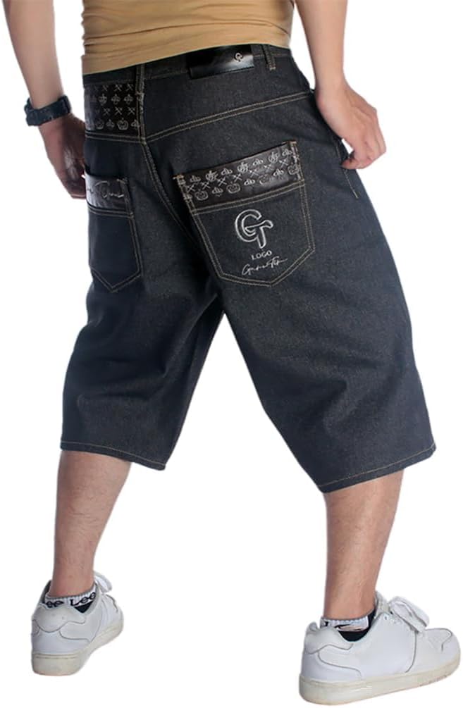 Pitbull ショートパンツ 40 / 42 デニムブルー Amazon | 大きいサイズ デニムハーフパンツ メンズ ワイド