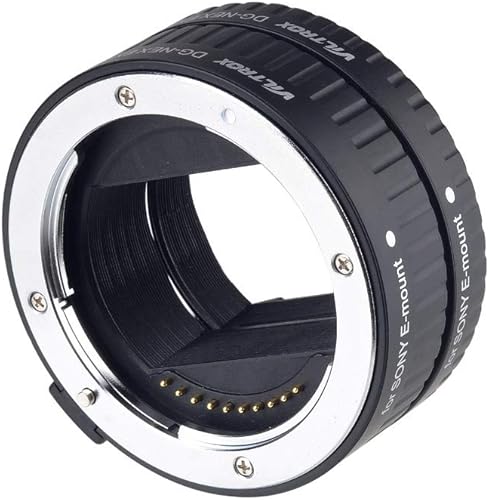 Miniatura 3 de Viltrox DG-NEX - Juego de anillos de tubo de extensión macro de enfoque automático AF de 0.394in, 0.630in, compatible con cámara Sony E Mount sin