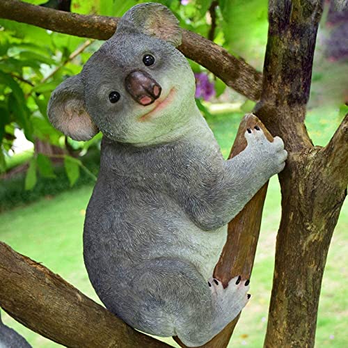 Amazon.co.jp: 木の樹脂像の庭の装飾で眠っているコアラオーストラリア