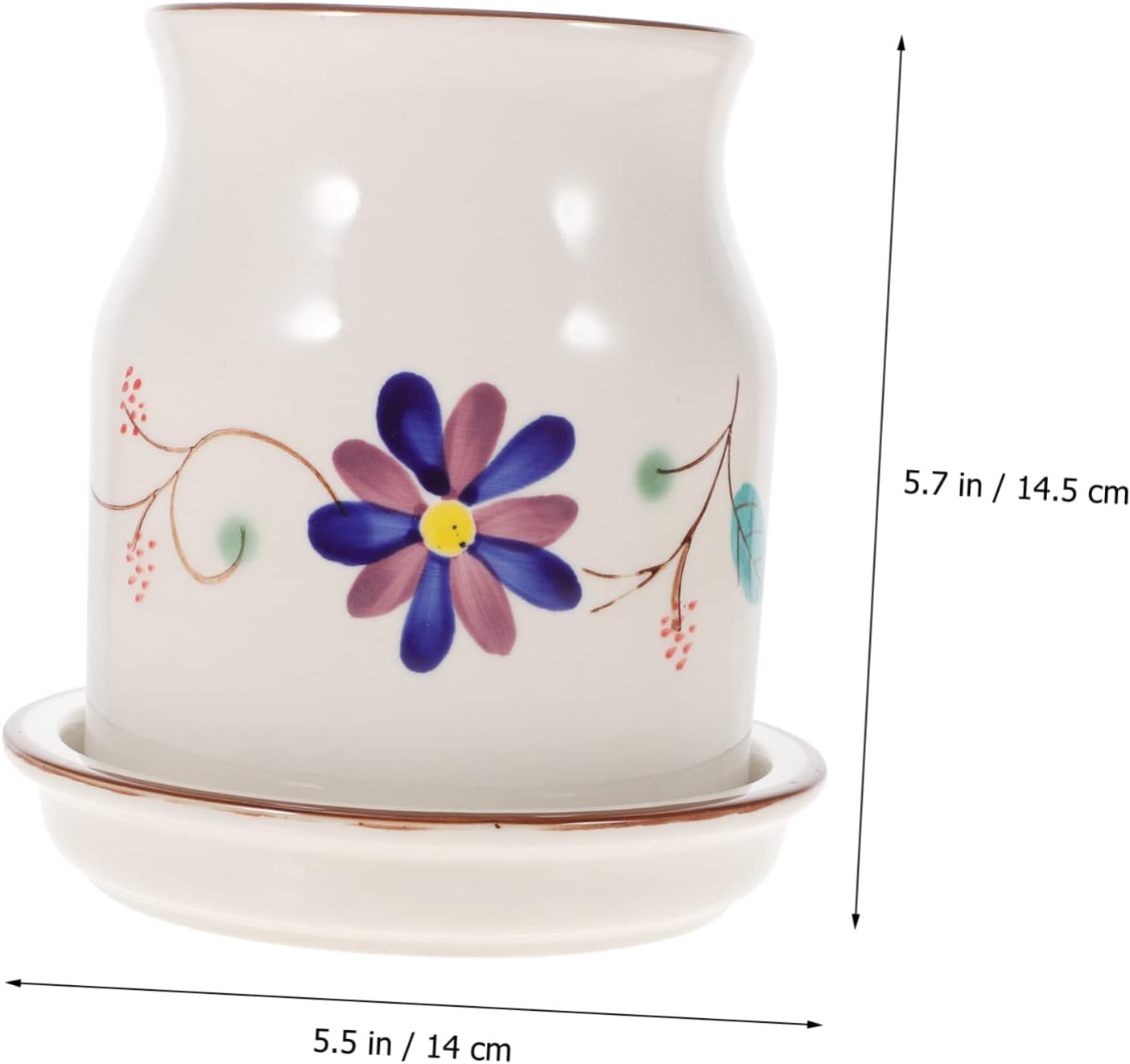 Zerodeko Ceramic Chopstick Holder Drainage Multi-function Cutlery Organizer for Kitchen Utensils Stylish Dining Table Accessory for Home and Restaurants